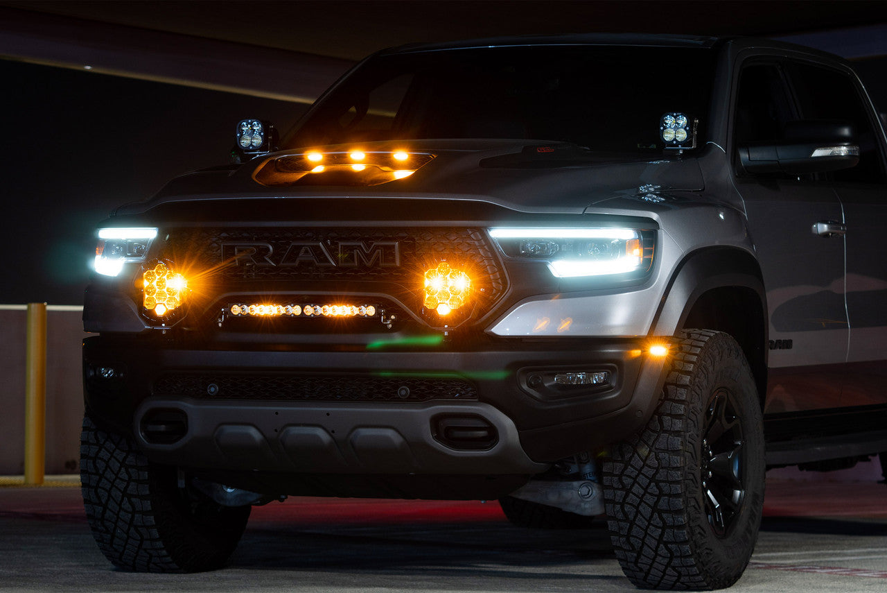 Baja Designs LP9 Pro Bumper Light Kit - Ram 1500 Rebel 2019-2024, Ram 1500 TRX 2021-2024