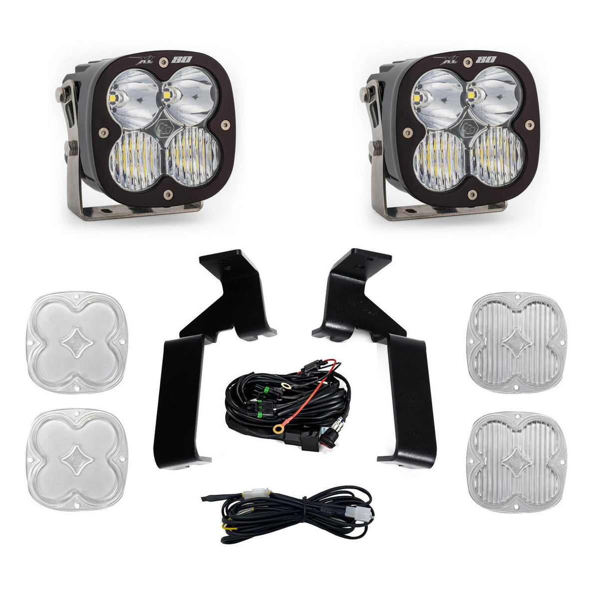 Baja Designs XL80 A-Pillar Light Kit - Ford F-150 Raptor 2021-2026, Raptor 37/R 2024-2026