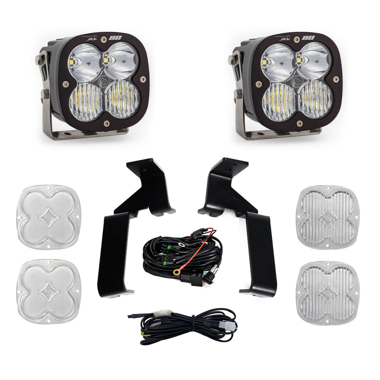 Baja Designs XL80 A-Pillar Light Kit - Ford F-150 Raptor 2021-2026, Raptor 37/R 2024-2026