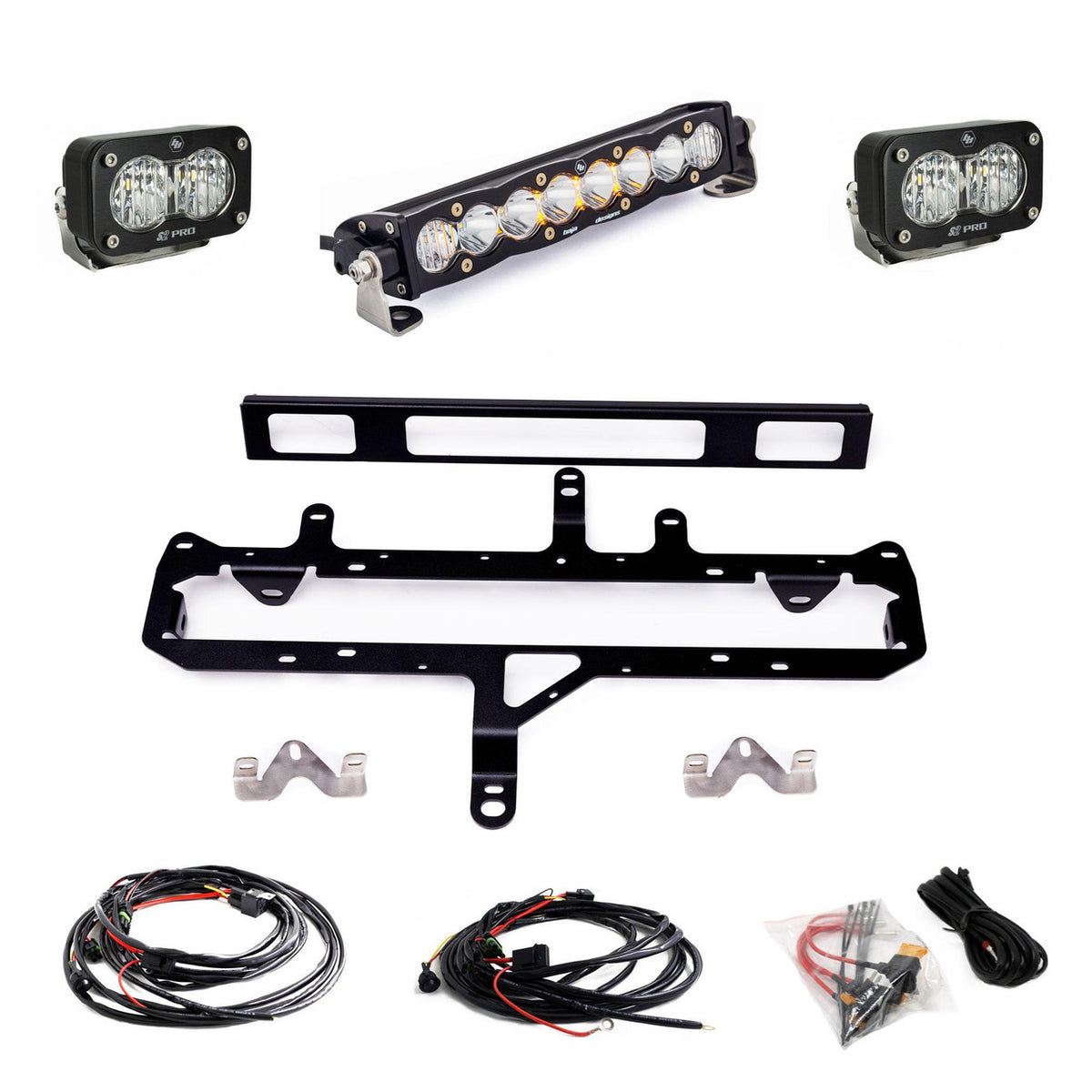 Baja Designs S8 10" / S2 Pro Grille Light Kit - Toyota Tacoma TRD Pro 2024-2026