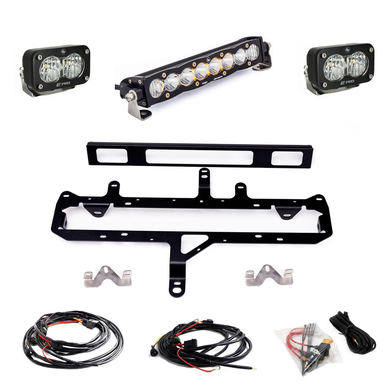 Baja Designs S8 10" / S2 Pro Grille Light Kit - Toyota Tacoma TRD Pro 2024-2026