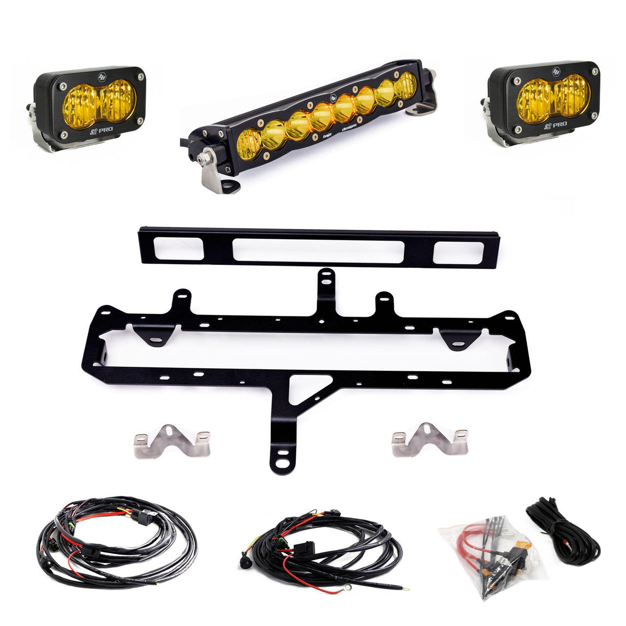 Baja Designs S8 10" / S2 Pro Grille Light Kit - Toyota Tacoma TRD Pro 2024-2026