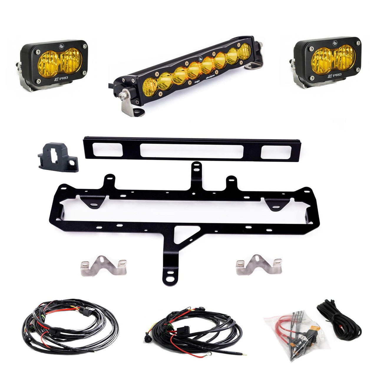 Baja Designs S8 10" / S2 Pro Grille Conversion Light Kit - Toyota Tacoma 2024-2026