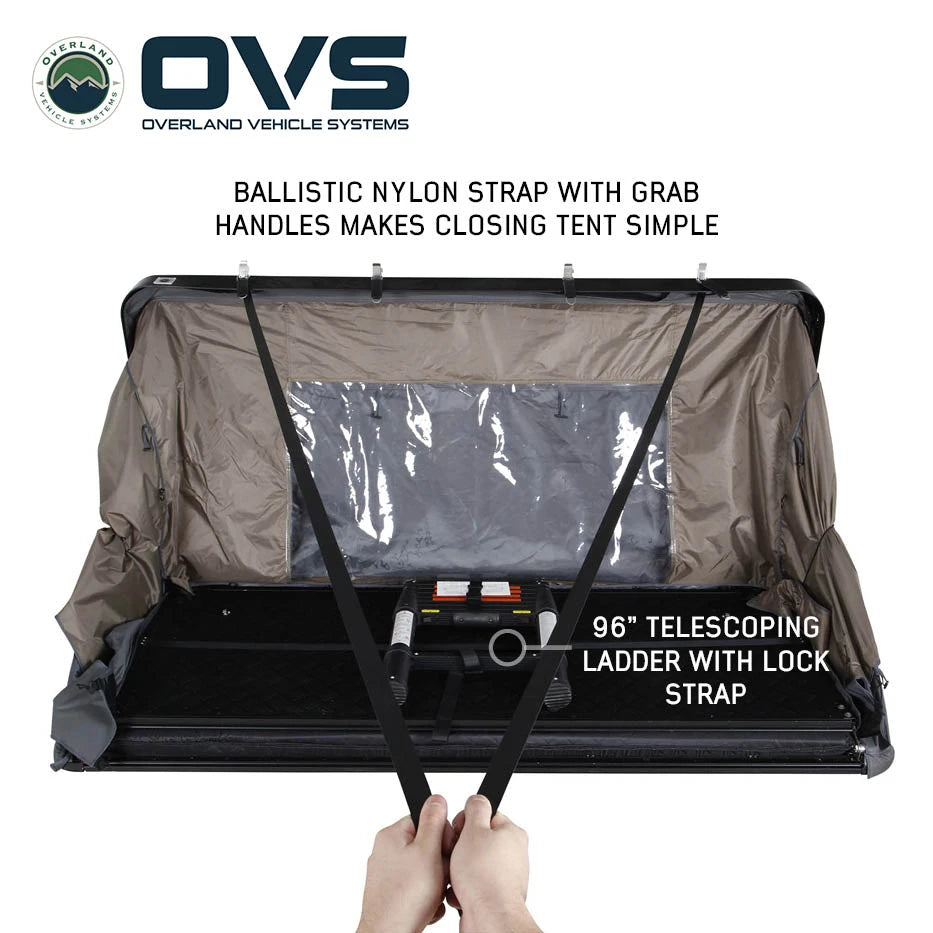 OVS HD Bushveld 4-Person Cantilever Hard-Shell Rooftop Tent