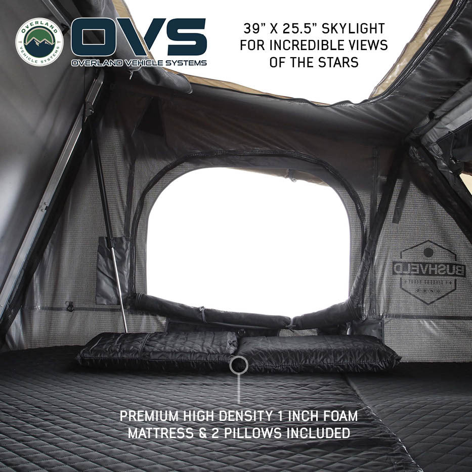 OVS HD Bushveld 4-Person Cantilever Hard-Shell Rooftop Tent