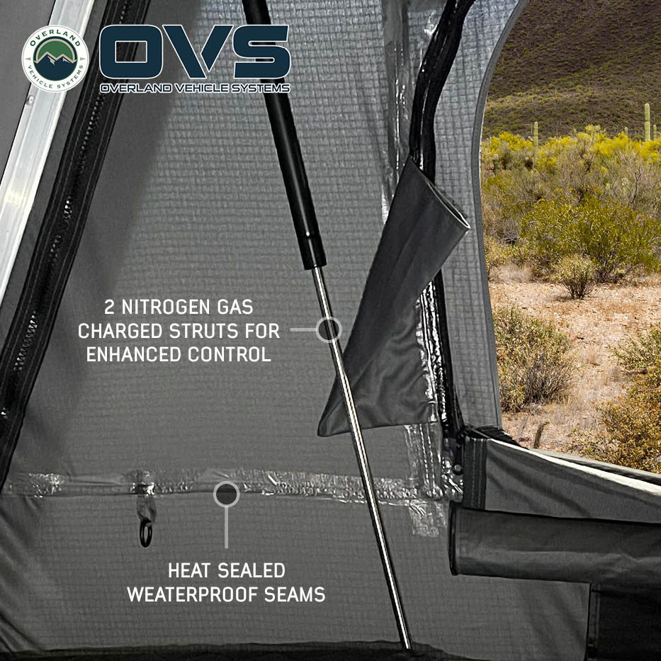 OVS HD Bushveld 4-Person Cantilever Hard-Shell Rooftop Tent