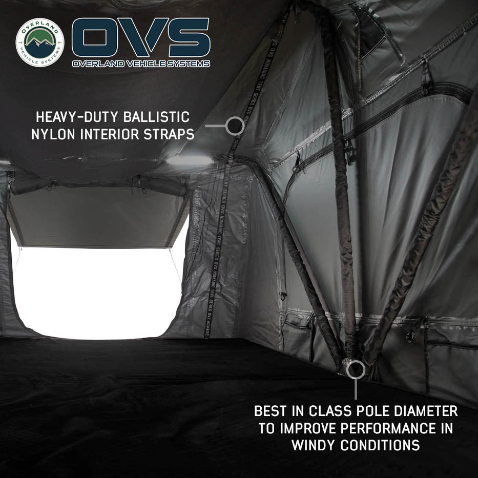 OVS HD Nomadic 2 Extended Soft-Shell Rooftop Tent – 2 Person