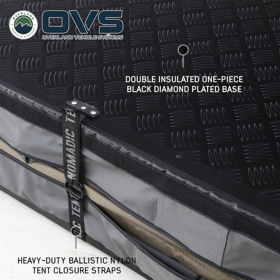 OVS HD Nomadic 2 Extended Soft-Shell Rooftop Tent – 2 Person