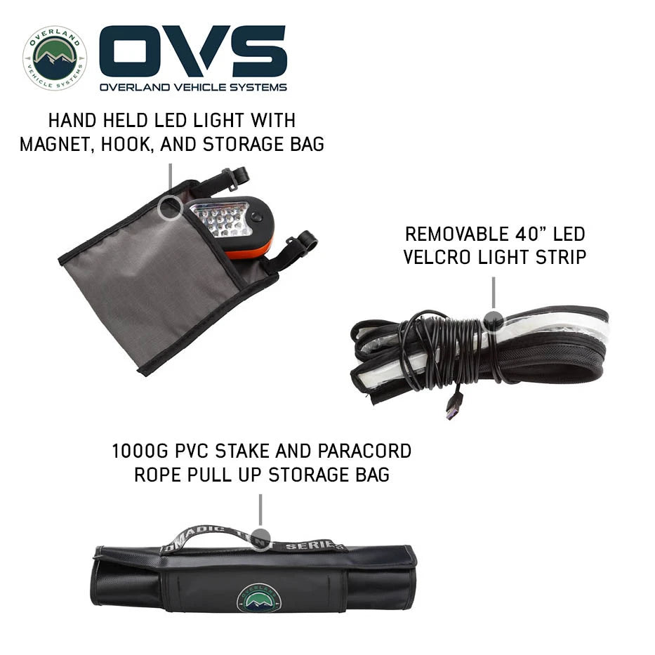 OVS HD Nomadic 2 Extended Soft-Shell Rooftop Tent – 2 Person