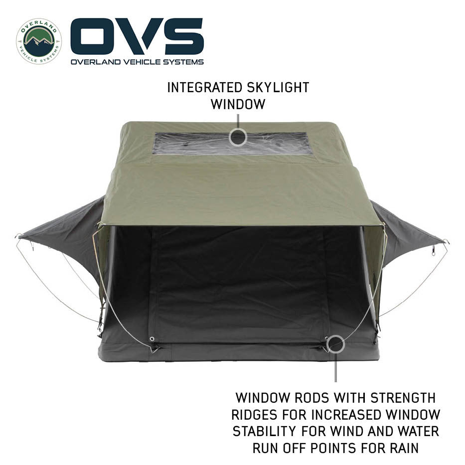 OVS HD Nomadic 2 Extended Soft-Shell Rooftop Tent – 2 Person
