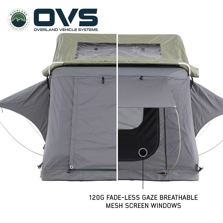 OVS HD Nomadic 2 Extended Soft-Shell Rooftop Tent – 2 Person