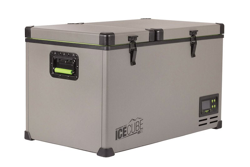 Ironman 4x4 IceCube 65L Dual Zone Portable Fridge & Freezer – Dual Compartment AC/DC Refrigerator
