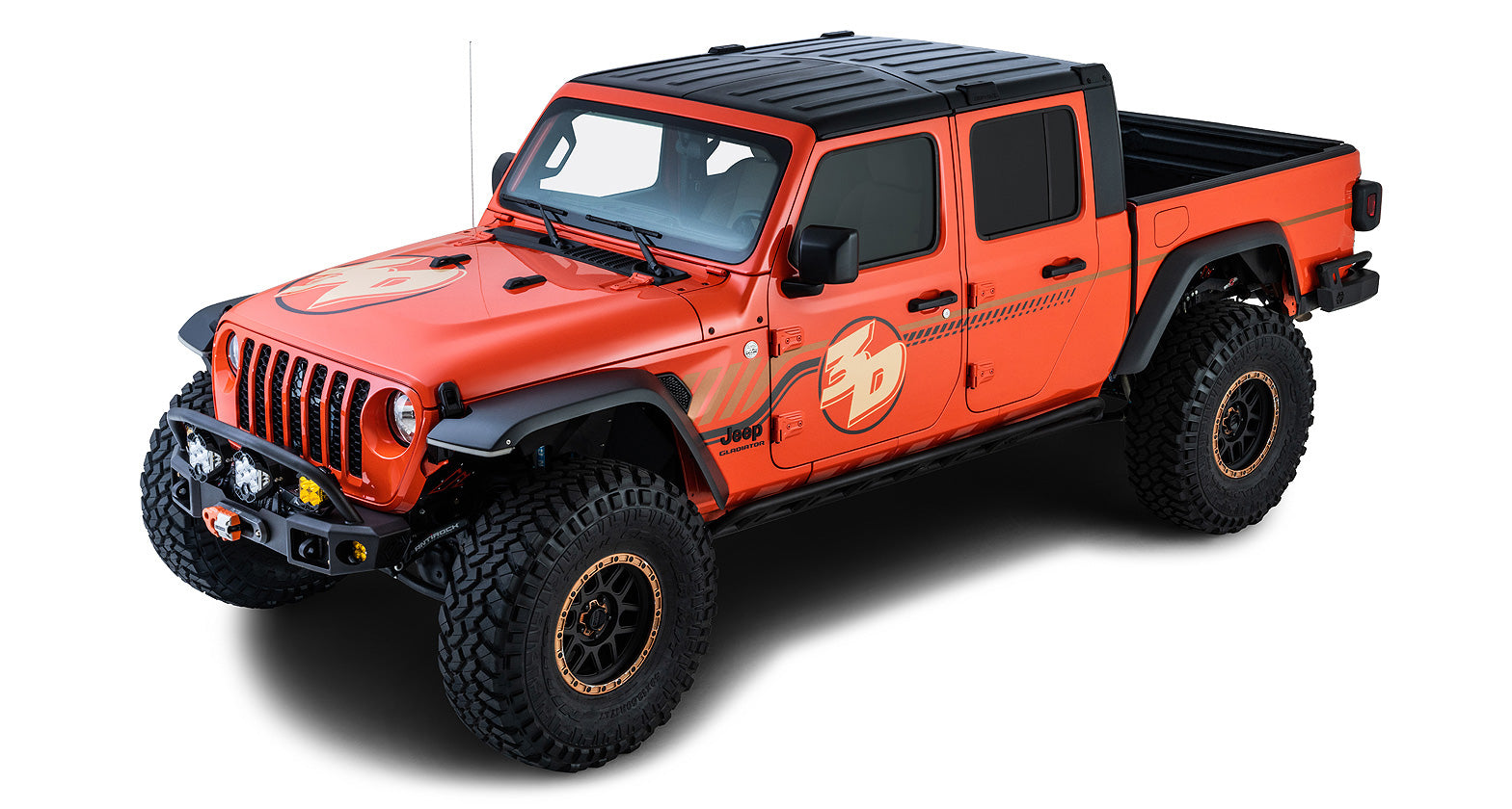 Rhino-Rack RJTB1 Backbone Mounting System – Jeep Gladiator JT 2020+