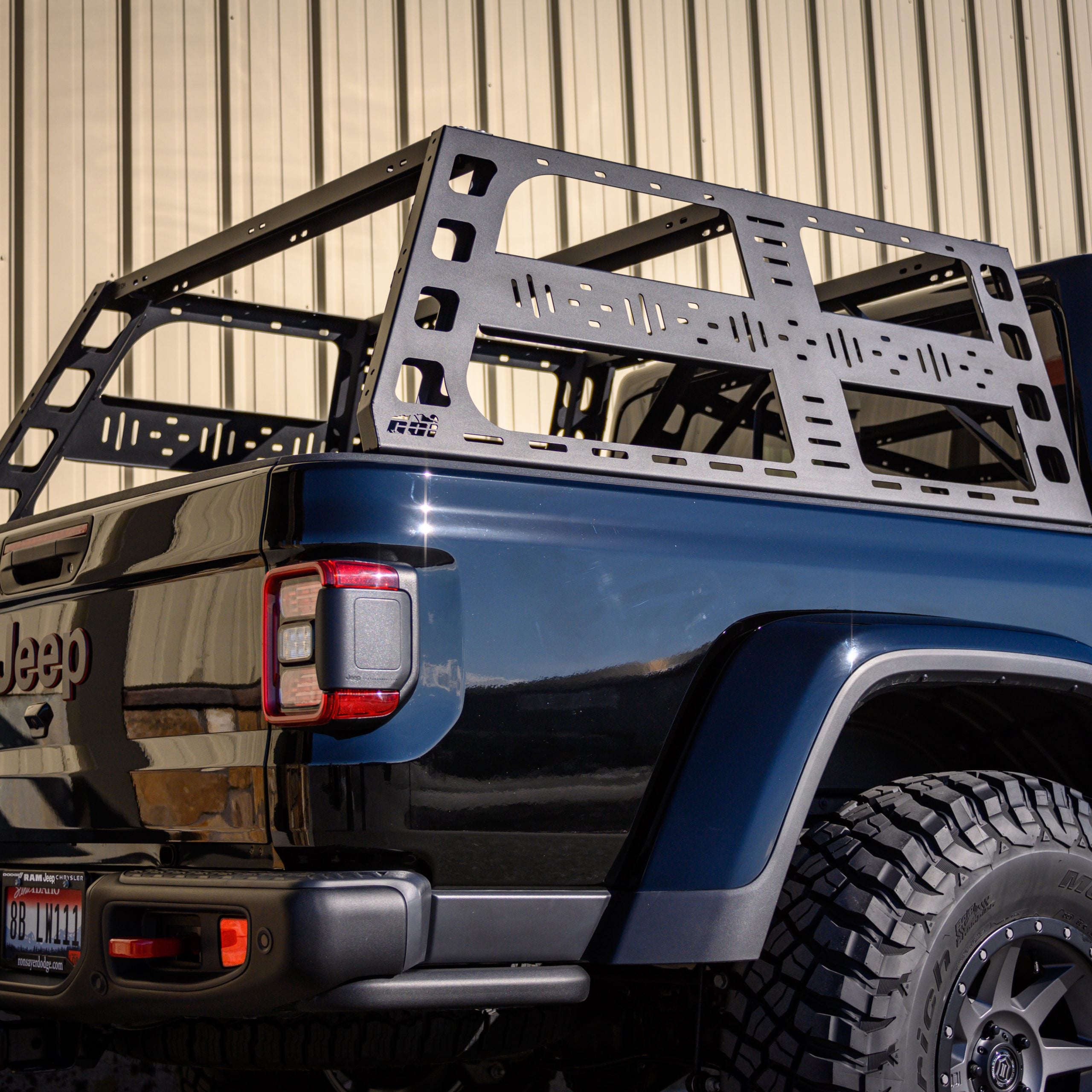CBI Offroad Cab-Height Bed Rack for 2020–2027 Jeep Gladiator JT – Modular Overland Bed Rack