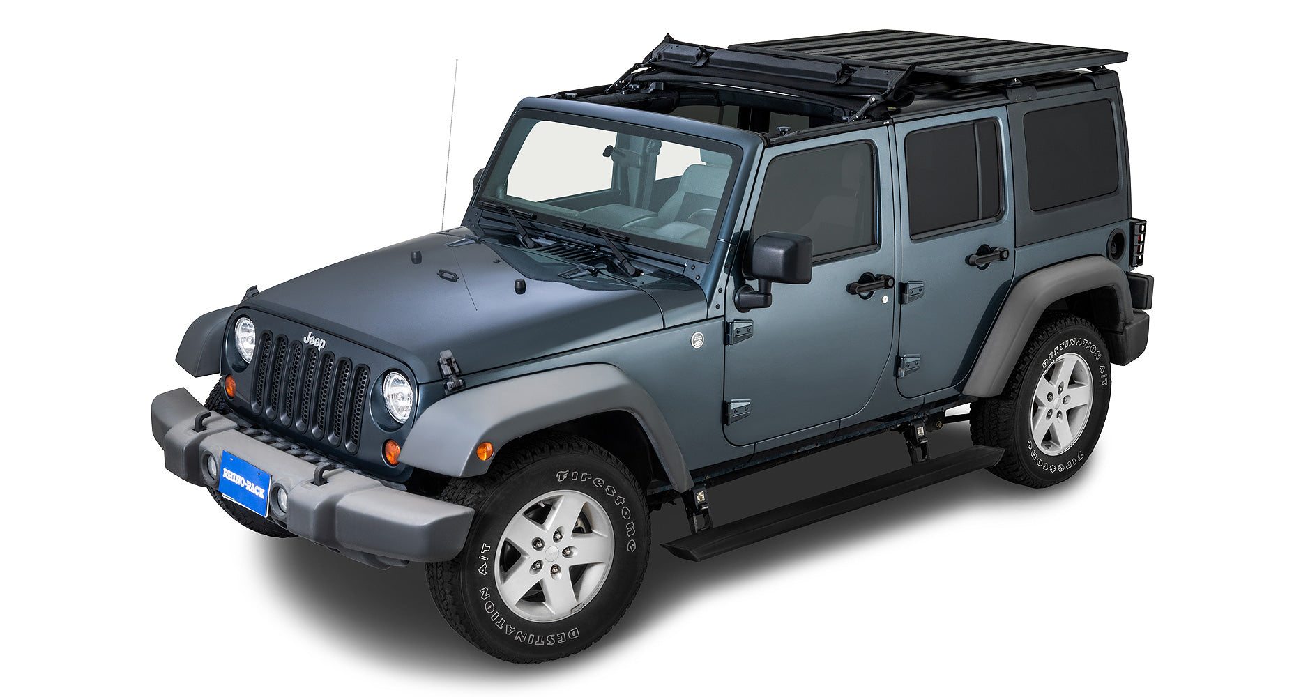 Rhino-Rack RJKB3 Backbone Mounting System – Jeep Wrangler JK 4-Door 2007–2018
