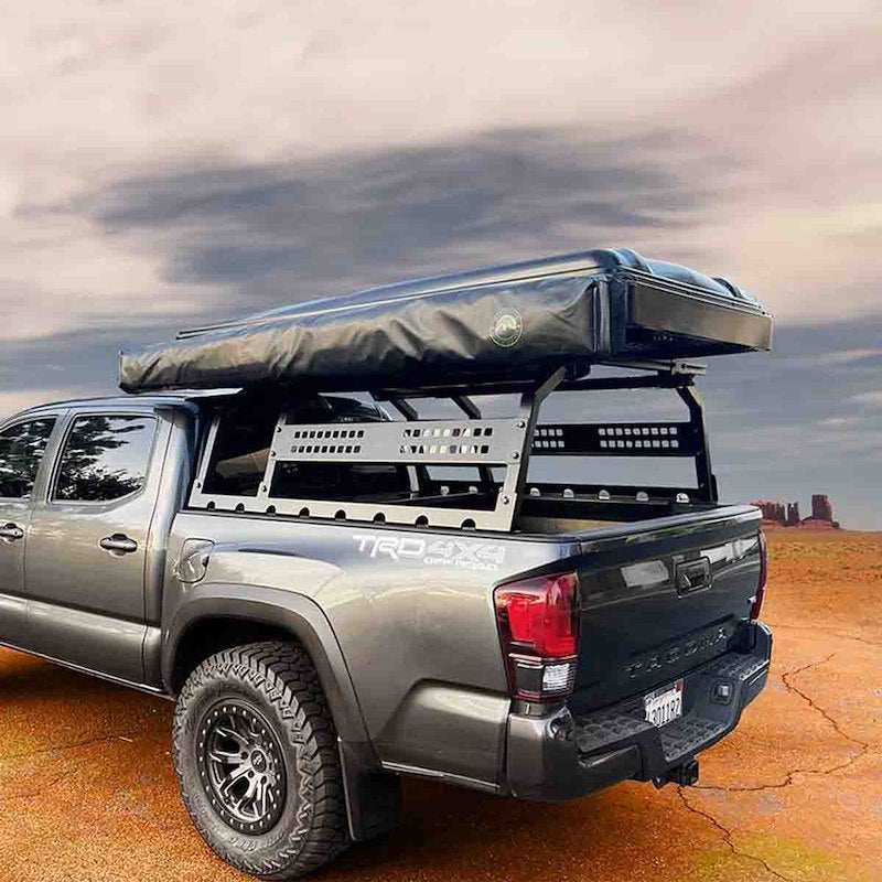 OVS Discovery Truck Bed Rack System – Adjustable Aluminum Overland Rack for Mid-Size Trucks