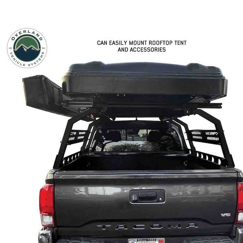 OVS Discovery Truck Bed Rack System – Adjustable Aluminum Overland Rack for Mid-Size Trucks