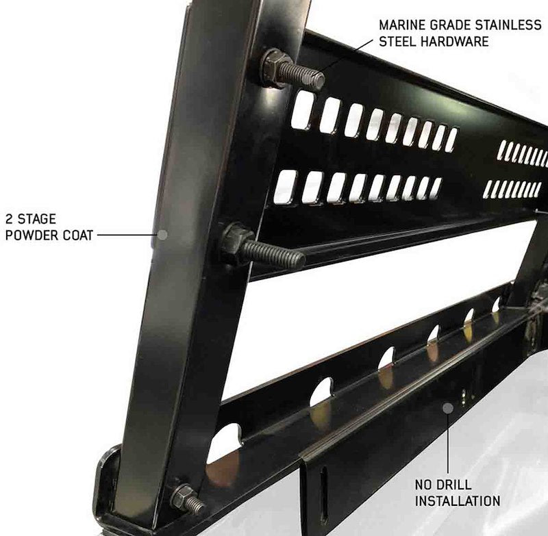 OVS Discovery Truck Bed Rack System – Adjustable Aluminum Overland Rack for Mid-Size Trucks