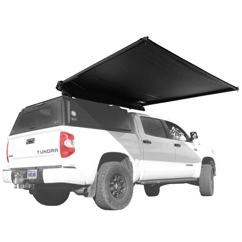 OVS Nomadic 180 Awning with LED Lights - 6.5 ft. - Black