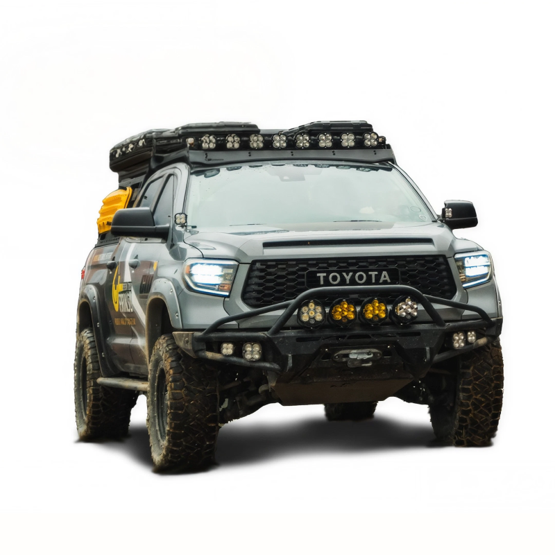Prinsu Roof Rack for 2007–2021 Toyota Tundra CrewMax – Low-Profile Modular Aluminum Roof Rack