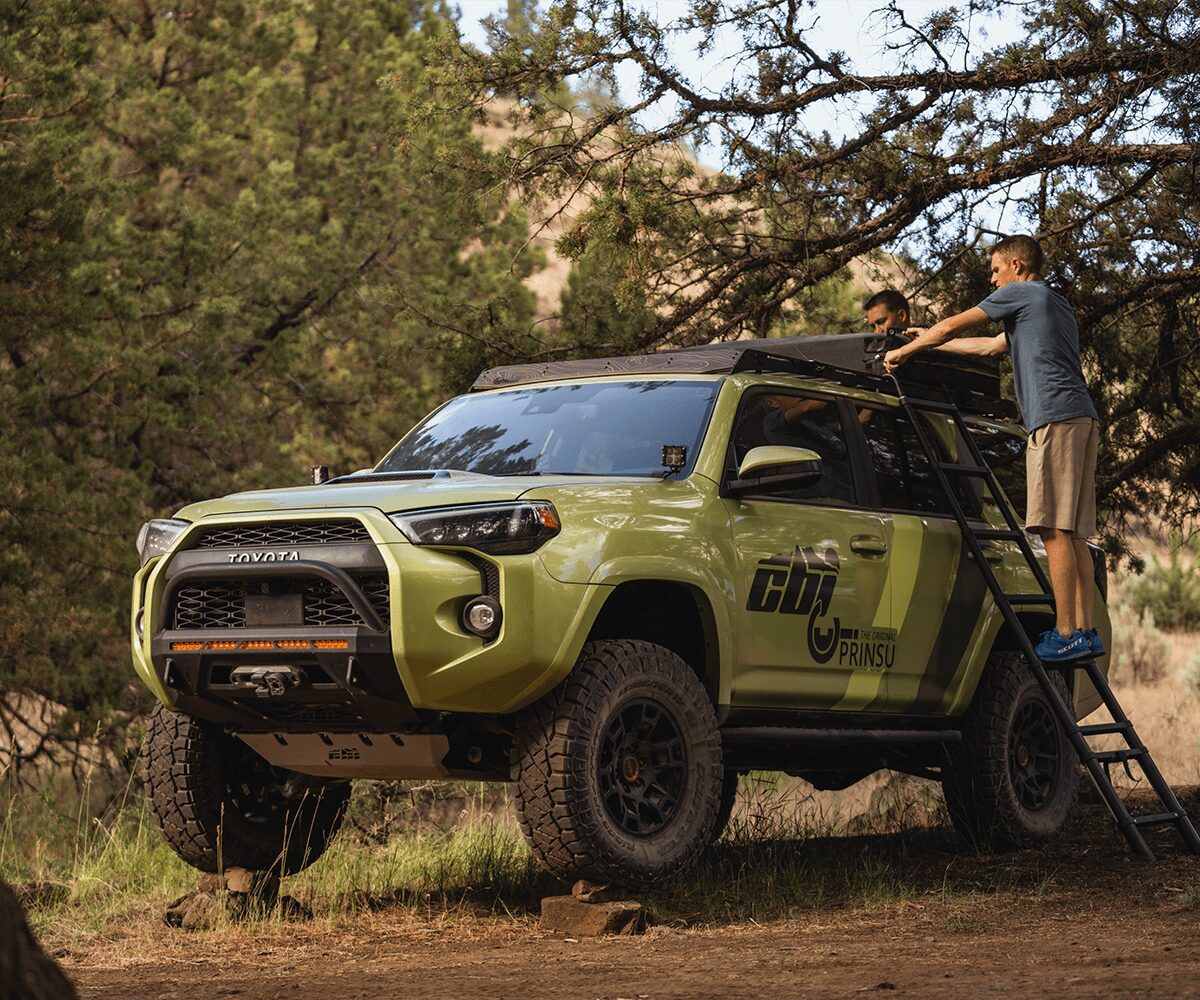 Prinsu Roof Rack for 2010–2027 Toyota 4Runner – Full-Length No-Drill Modular Aluminum Roof Rack