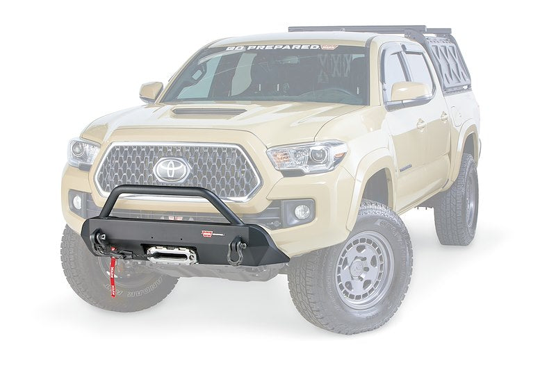 WARN Semi-Hidden Winch Mount with Grille Guard for 2016–2023 Toyota Tacoma – 100044