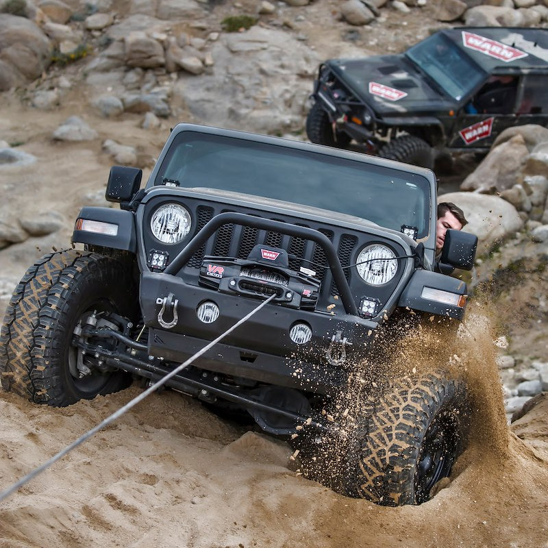 WARN VR EVO 12-S Winch – 12,000 lb Capacity | Synthetic Rope | Wireless Remote | IP68 Waterproof (103255)