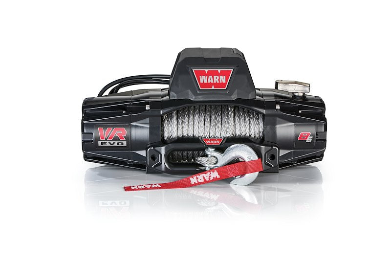 WARN VR EVO 8-S Synthetic Rope Winch – 8,000 lb Capacity | Wireless Remote | IP68 Waterproof (103251)