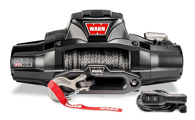 WARN ZEON XD 10-S Winch – 10,000 lb Capacity | Wireless Remote | Spydura Synthetic Rope | Premium Recovery Winch (110010)