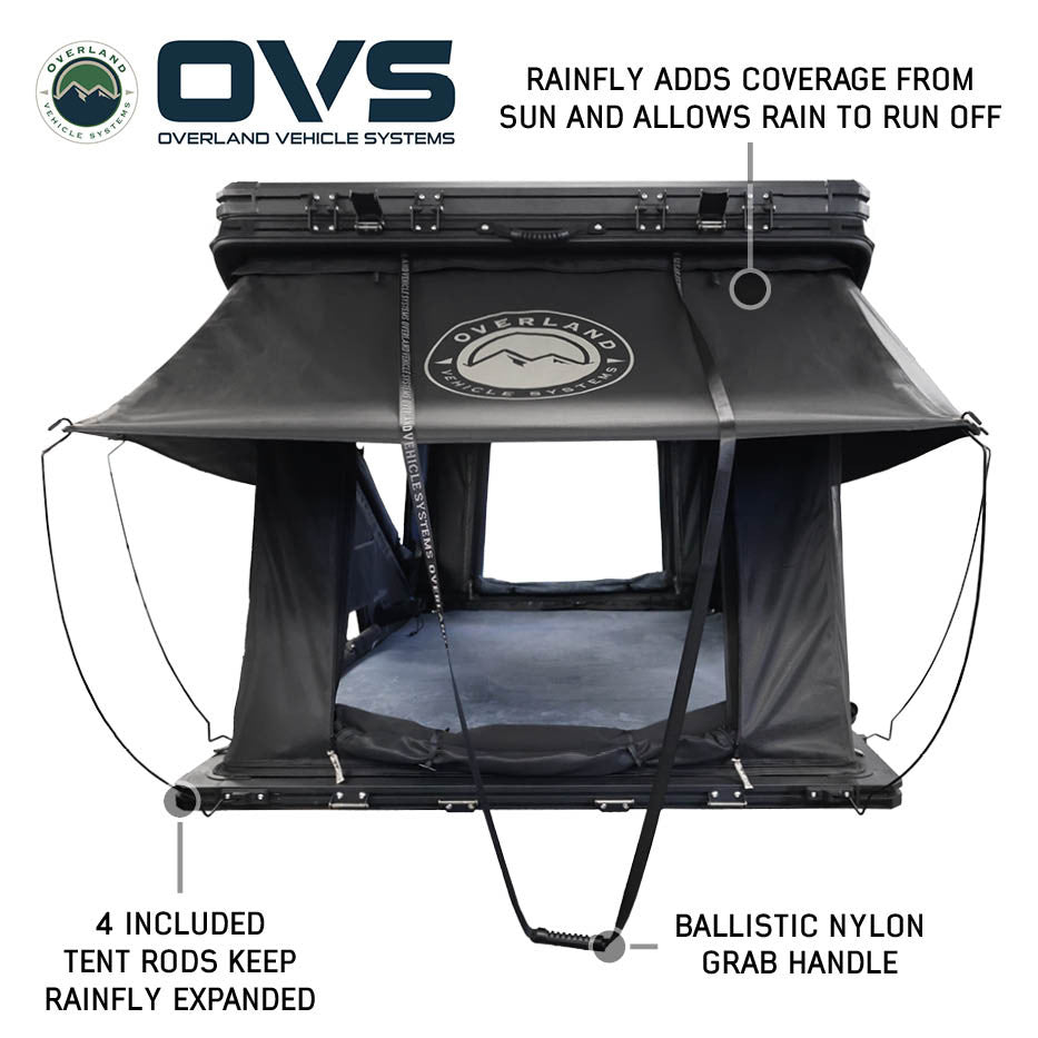 OVS XD K2 Dual-Action Aluminum Clamshell Rooftop Tent – 2 Person