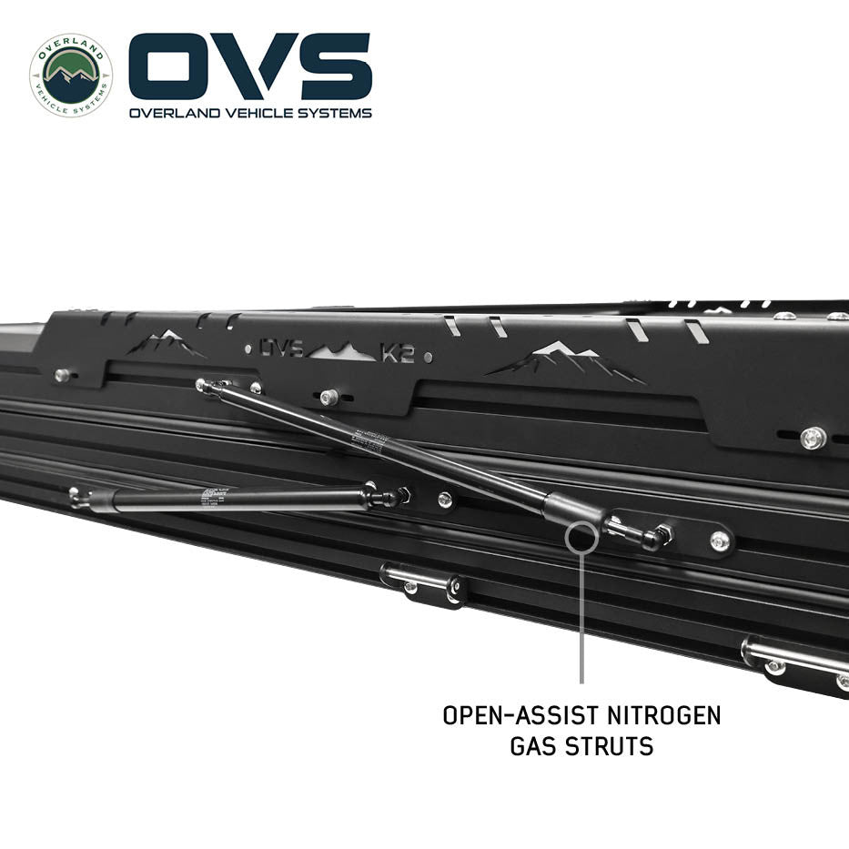 OVS XD K2 Dual-Action Aluminum Clamshell Rooftop Tent – 2 Person