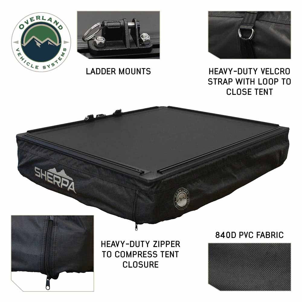 OVS XD Sherpa Coverless Hybrid Rooftop Tent – 1- to 4-Person