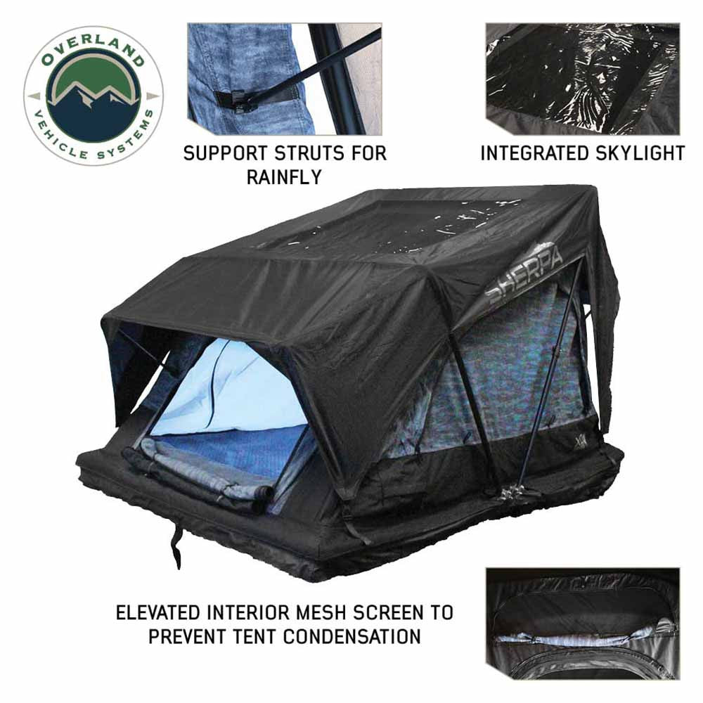 OVS XD Sherpa Coverless Hybrid Rooftop Tent – 1- to 4-Person