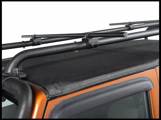 Rugged Ridge Sherpa Roof Rack with Round Crossbars – Jeep Wrangler JK (4-Door)