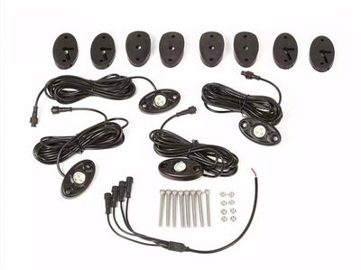 Rugged Ridge LED Rock Light Kit – W/O Wiring Harness