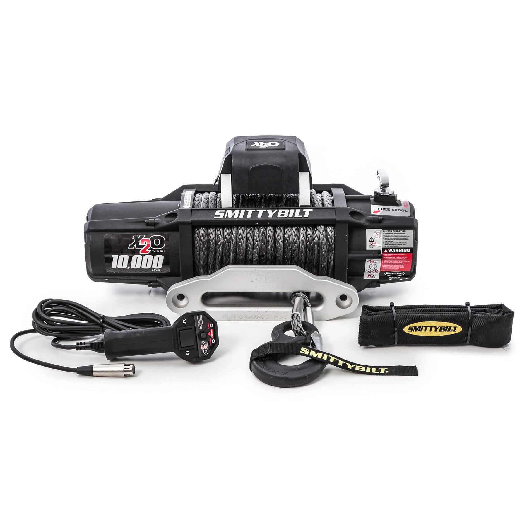 Smittybilt X20 10K Winch – Synthetic Rope