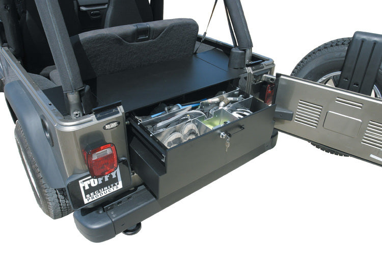 Tuffy Rear Cargo Security Drawer – Jeep Wrangler TJ/LJ (1997–2006)